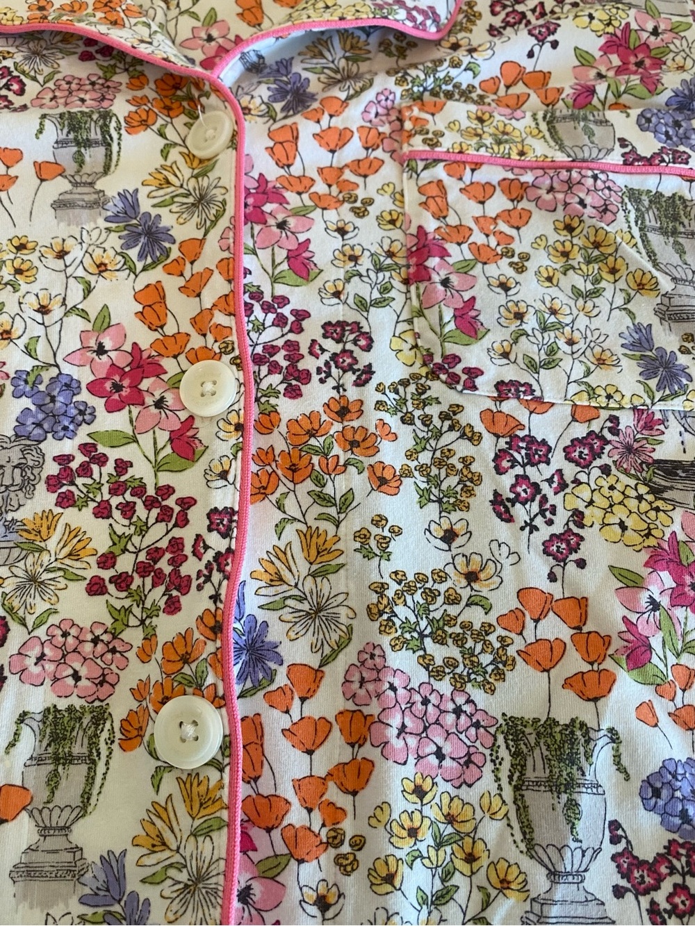 BedHead Women’s Floral Capri Pajama Set 3/4 sleeve - Picture 7 of 16